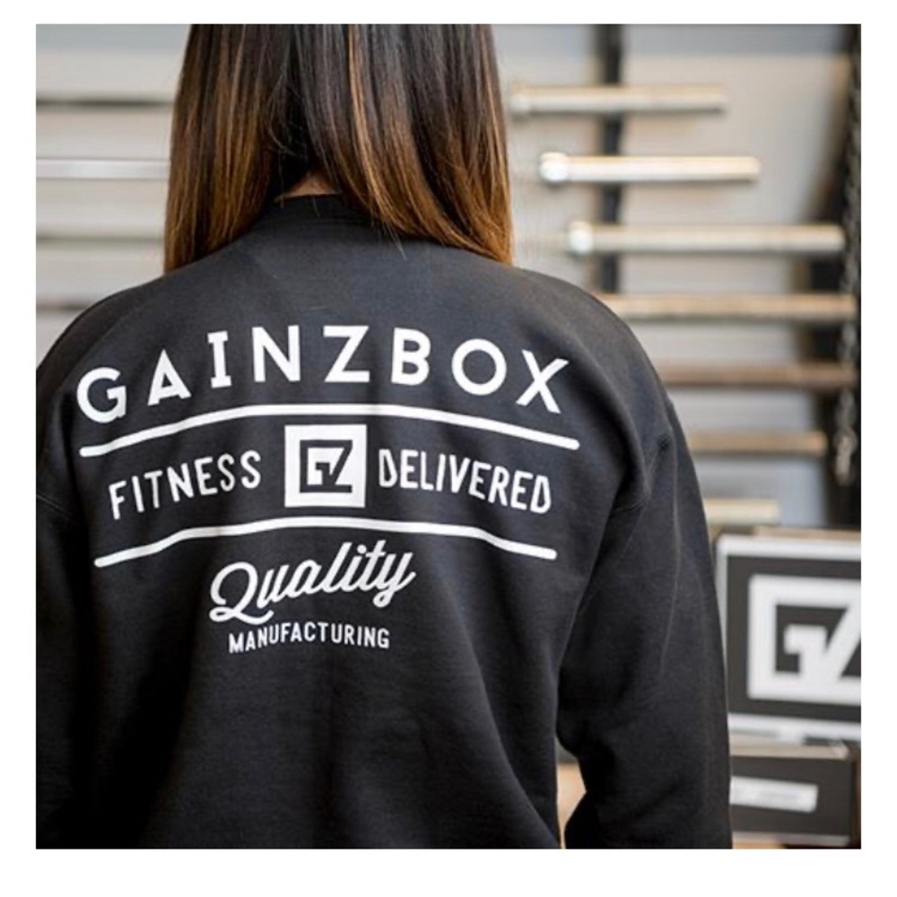 Black Unisex Crew Sweatshirt